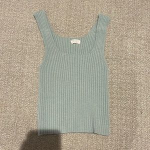 Brandy melville/John galt sage green rina sweater tank top
